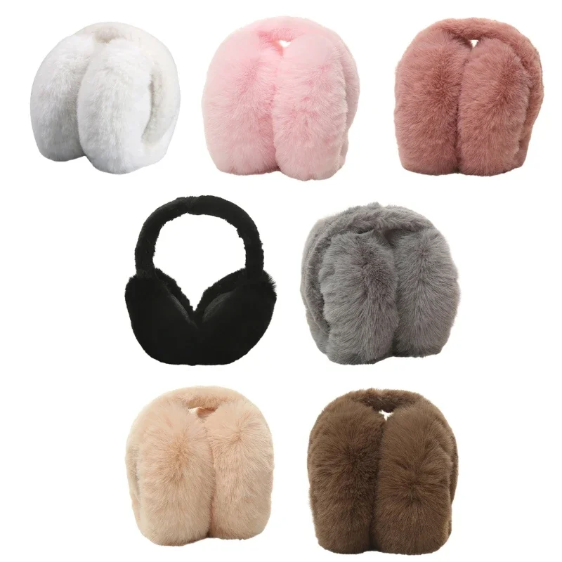 Furry Plush Ear Muffs for Cold - Outdoor Sport Activities For Kids ulasan dan harga