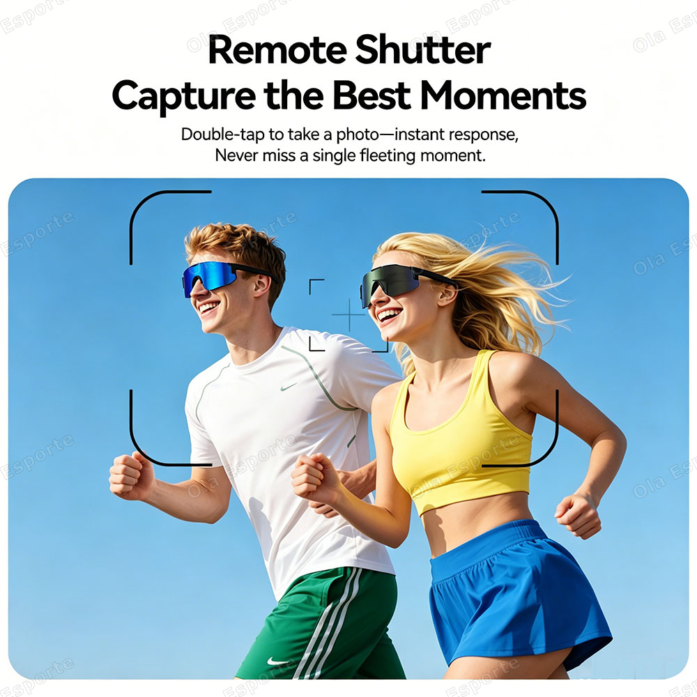 Cycling Smart Glasses HD Bluet - Outdoor Sport Glasses ulasan dan harga