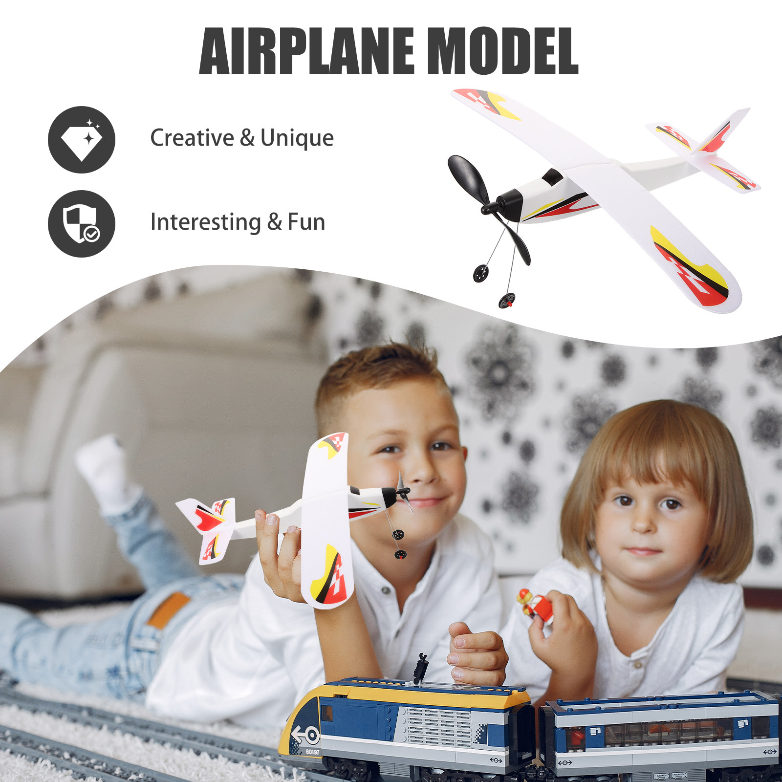 Rubber Band Driven Glider Plan - Outdoor Sport Activities For Kids ulasan dan harga
