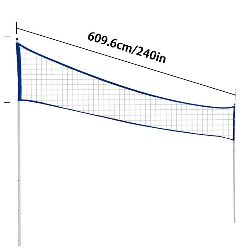 Portable Badminton Net Trainin - Outdoor Sports Net ulasan dan harga