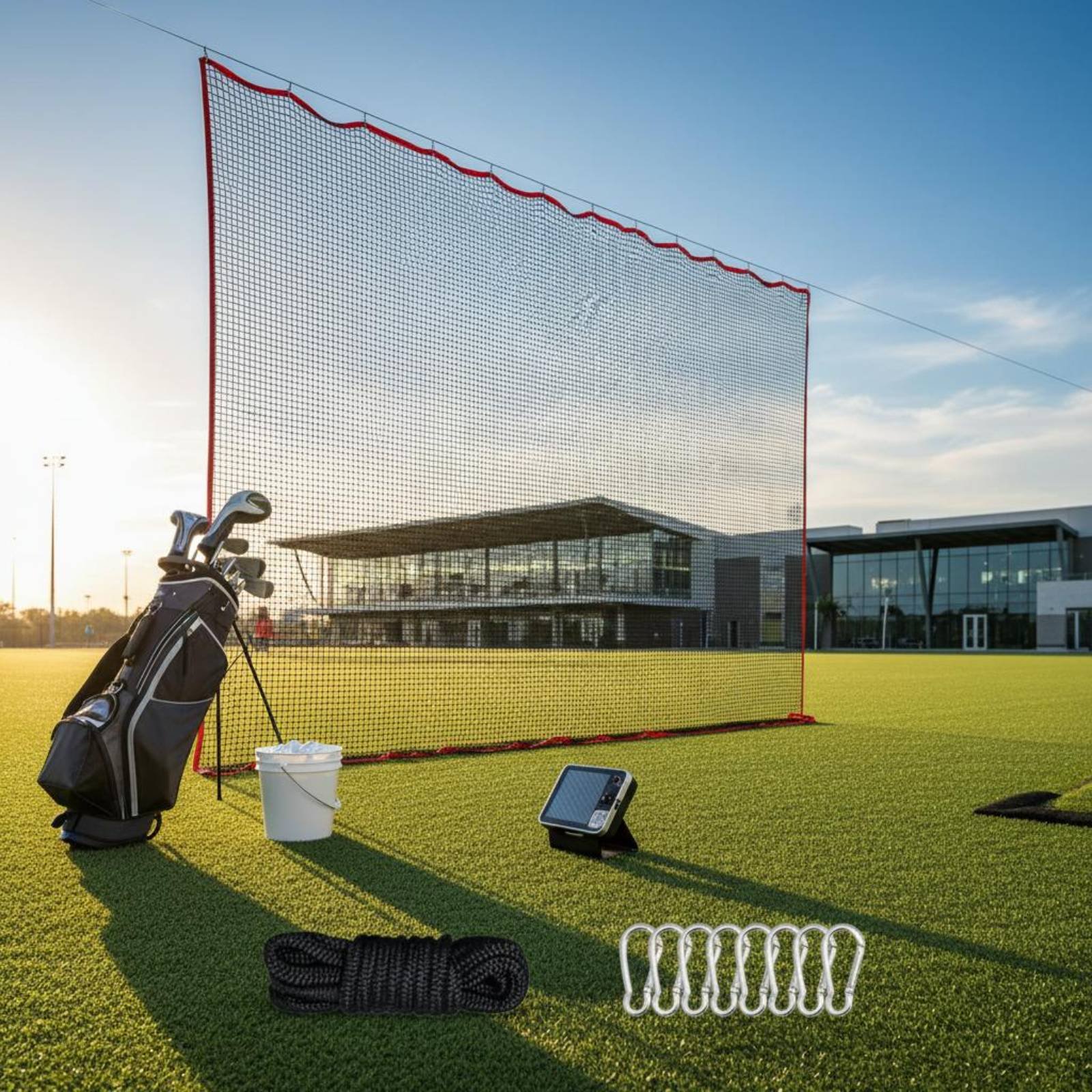 Golf Practice Net Soft Mesh Go - Outdoor Sports Net ulasan dan harga
