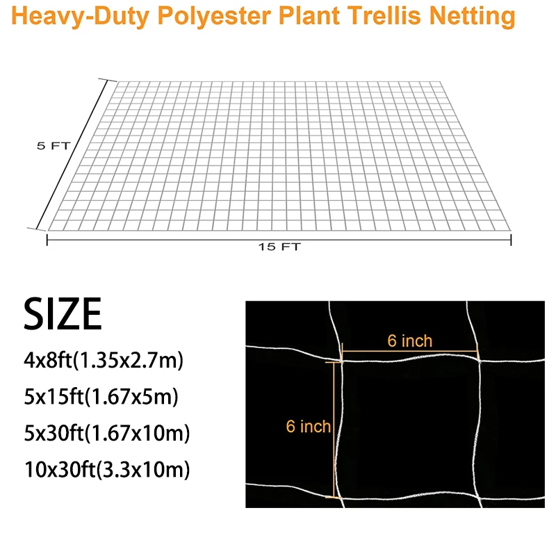 Garden Trellis Netting White A - Outdoor Sports Net ulasan dan harga