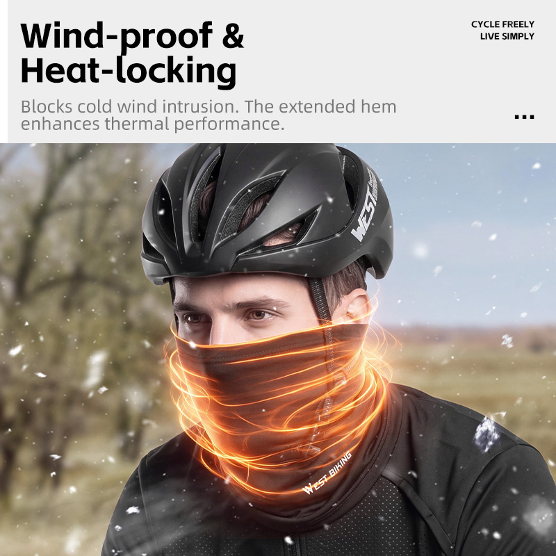WEST BIKING Winter Neck Gaiter - Outdoor Sport Using A Bike ulasan dan harga