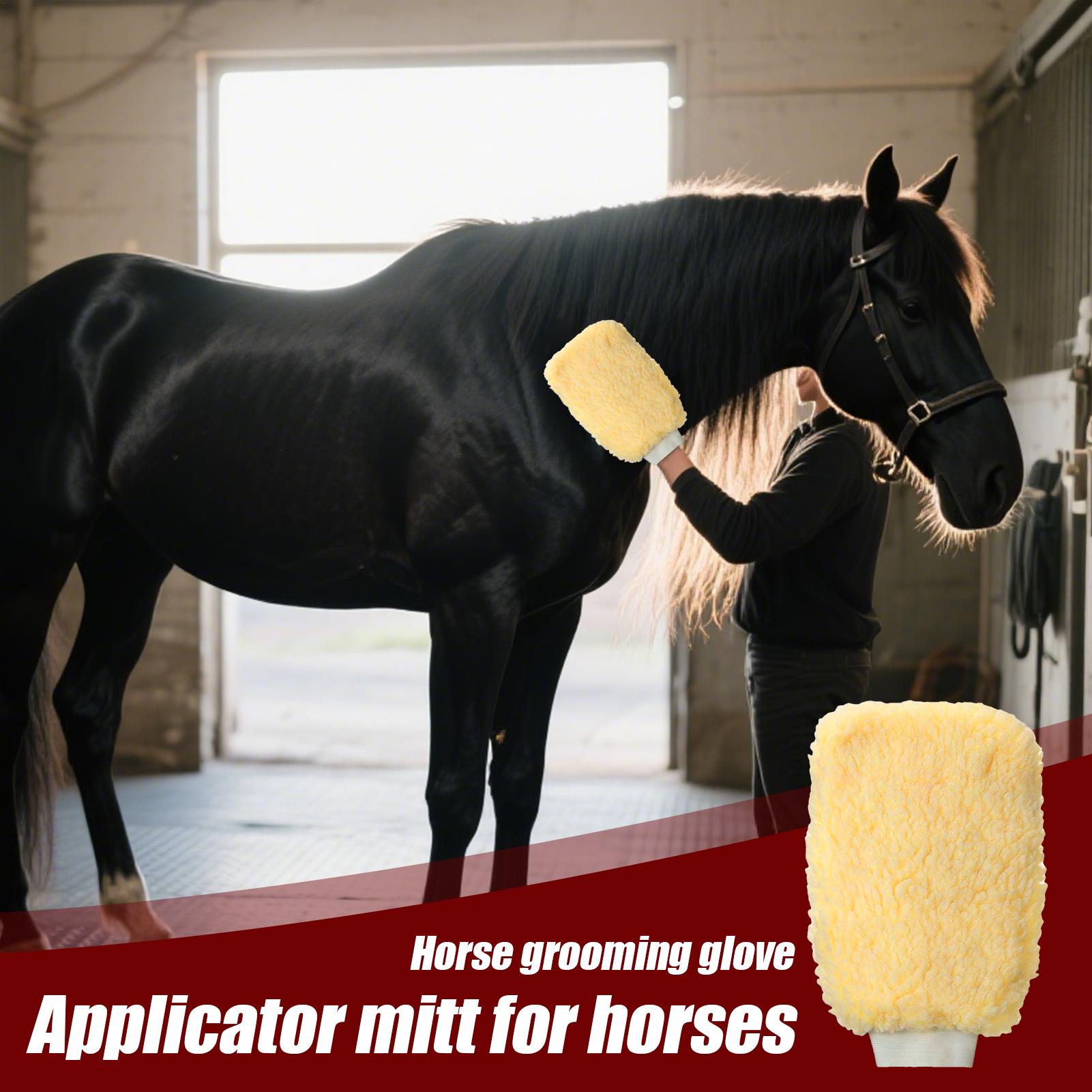 Tick Mitt Applicator Glove for - Grooming Kit Horse ulasan dan harga