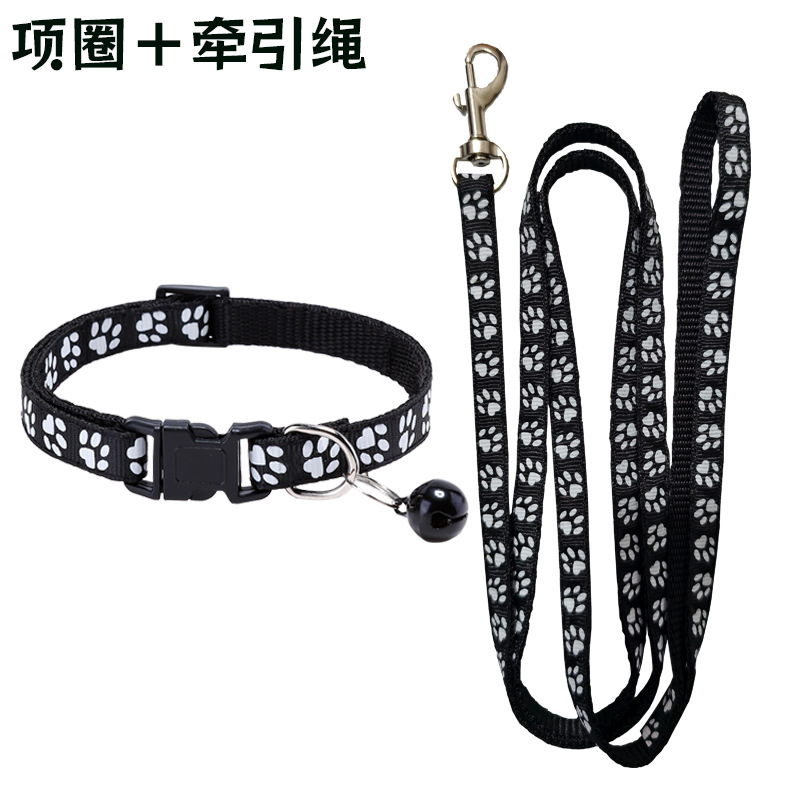 Dog Paw Print Pet Traction Rop - Headcollar Rope Set ulasan dan harga