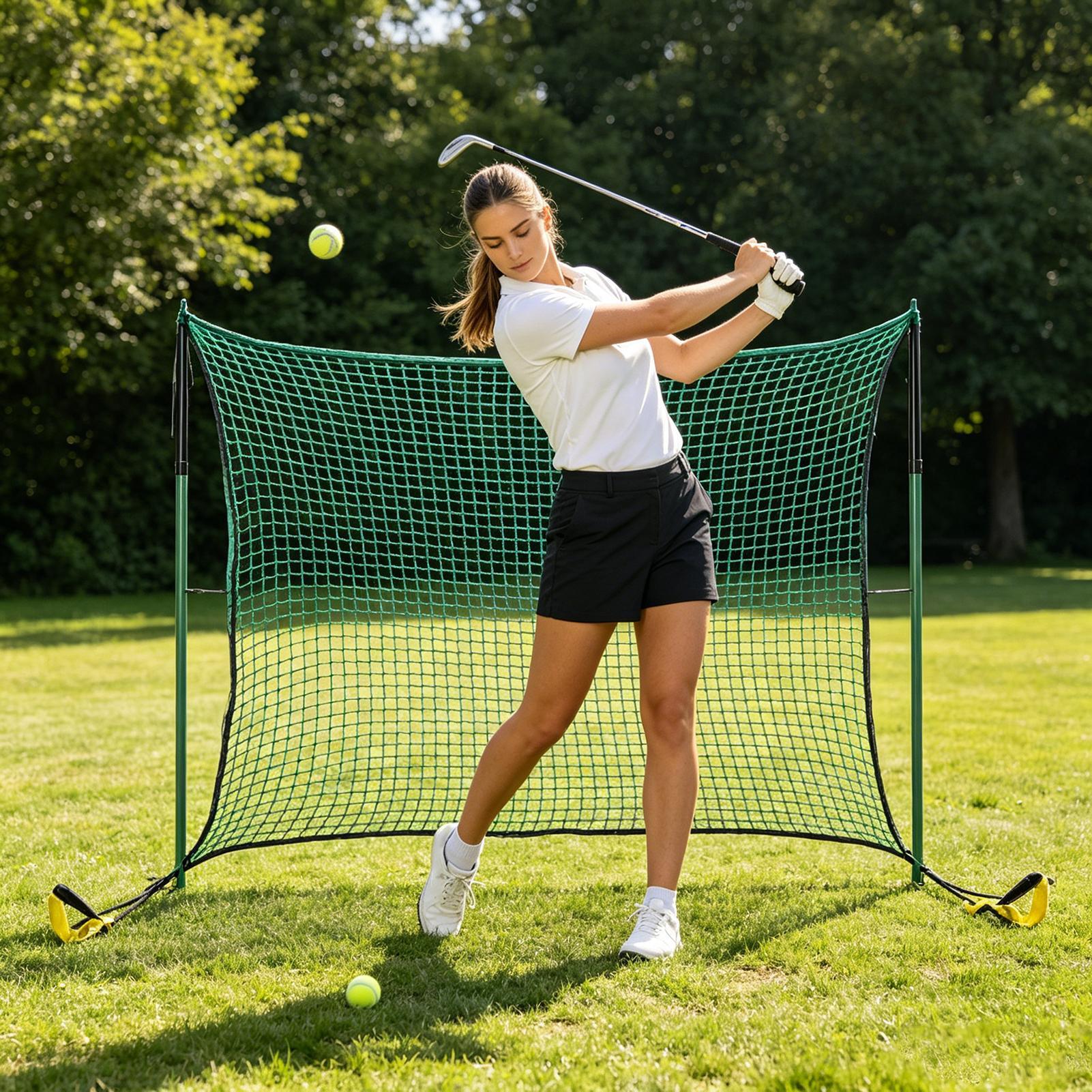 Golf Hitting Net Outdoor Train - Outdoor Sports Net ulasan dan harga