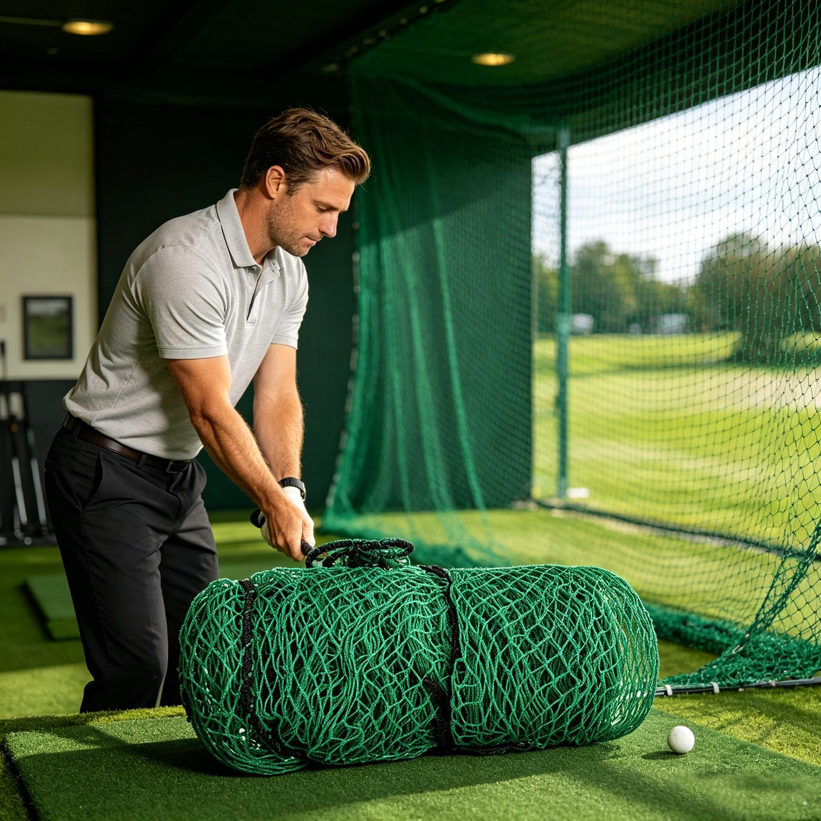 Golf Hitting Net Outdoor Train - Outdoor Sports Net ulasan dan harga