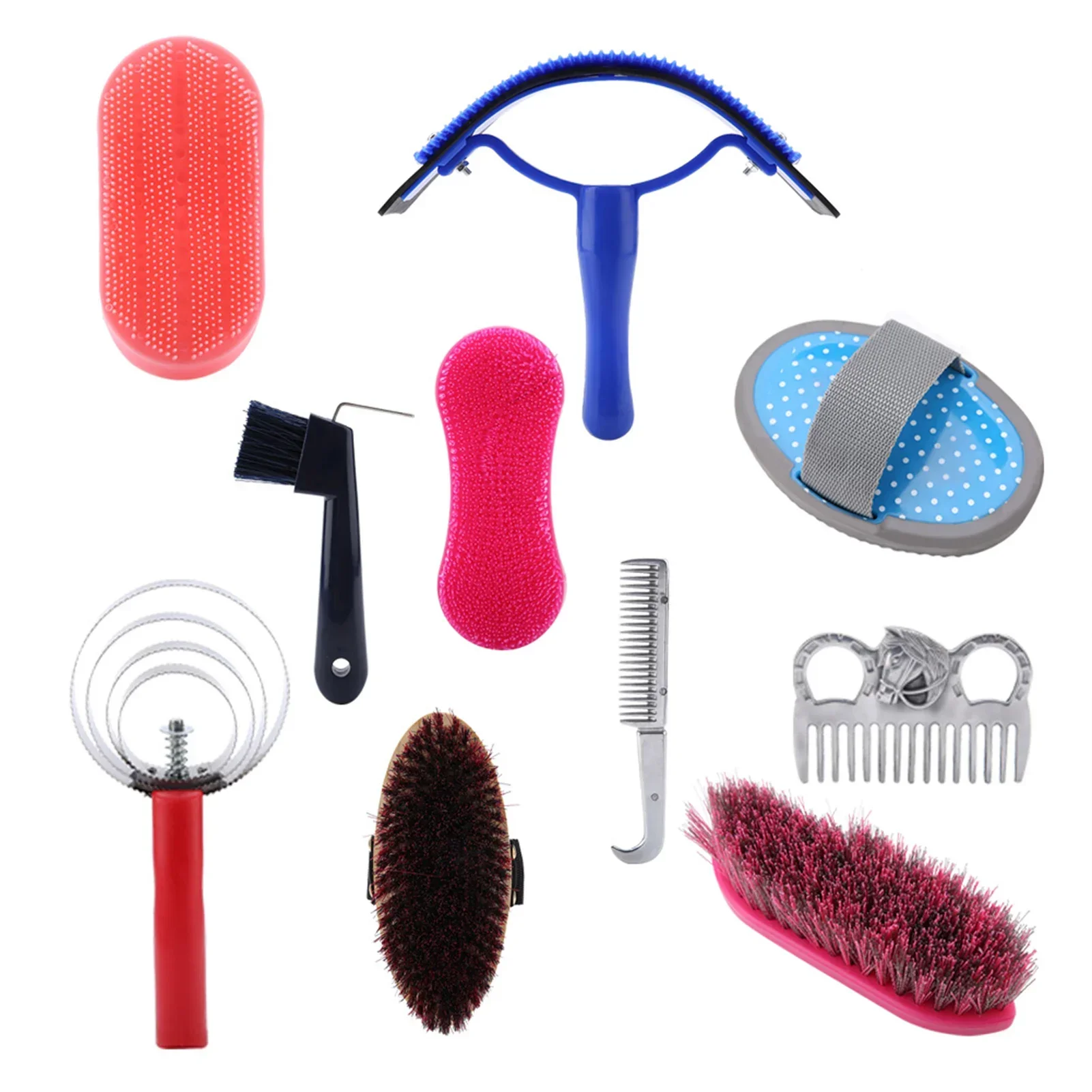 10Pcs Horse Grooming Care Kit  - Grooming Kit Horse ulasan dan harga