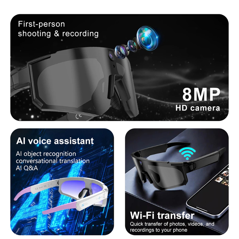 Mijia Al Smart Glasses Cycling - Outdoor Sport Glasses ulasan dan harga
