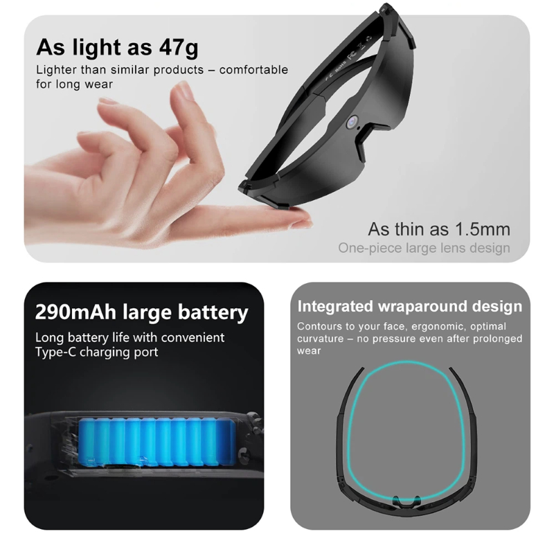 Mijia Al Smart Glasses Cycling - Outdoor Sport Glasses ulasan dan harga