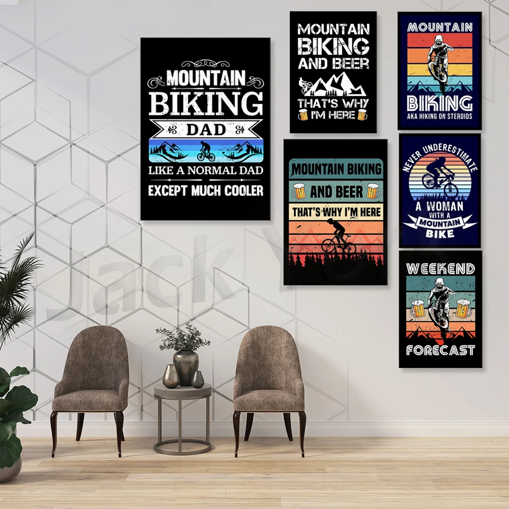 Go Mountain Bike Print Canvas  - Outdoor Sport Live ulasan dan harga