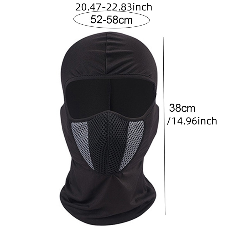 Tactical Full Face Balaclava M - Outdoor Sport Using A Bike ulasan dan harga