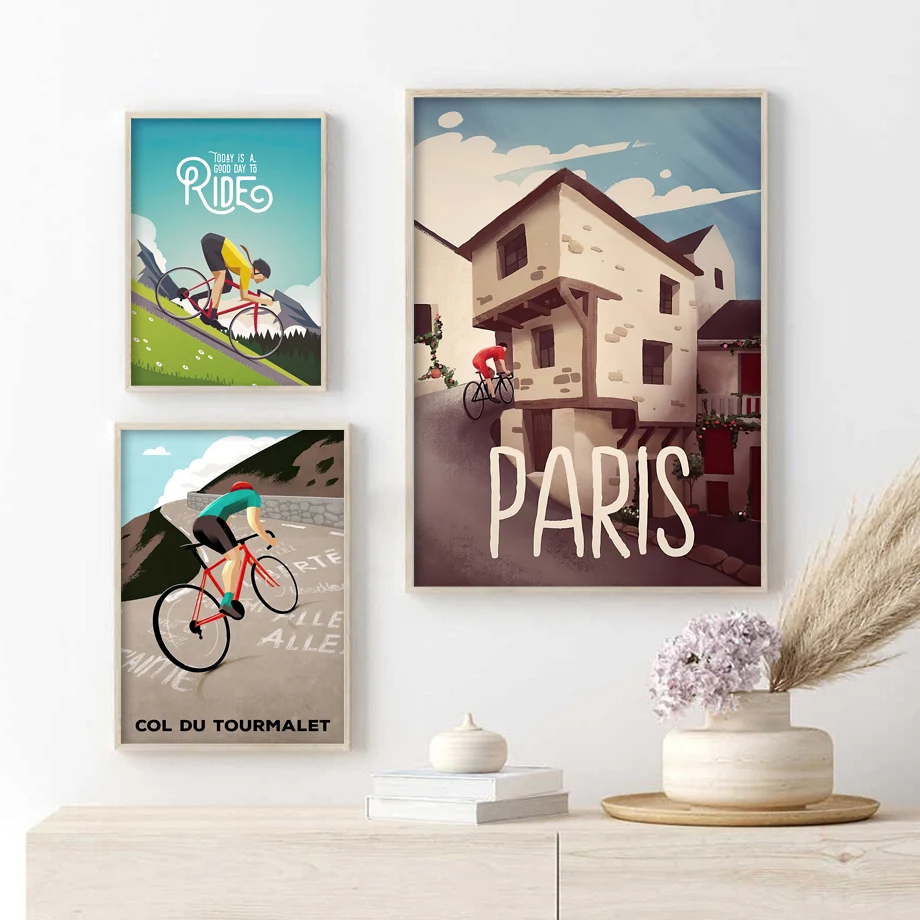 Wall Art Canvas Painting Nordi - Outdoor Sport Live ulasan dan harga