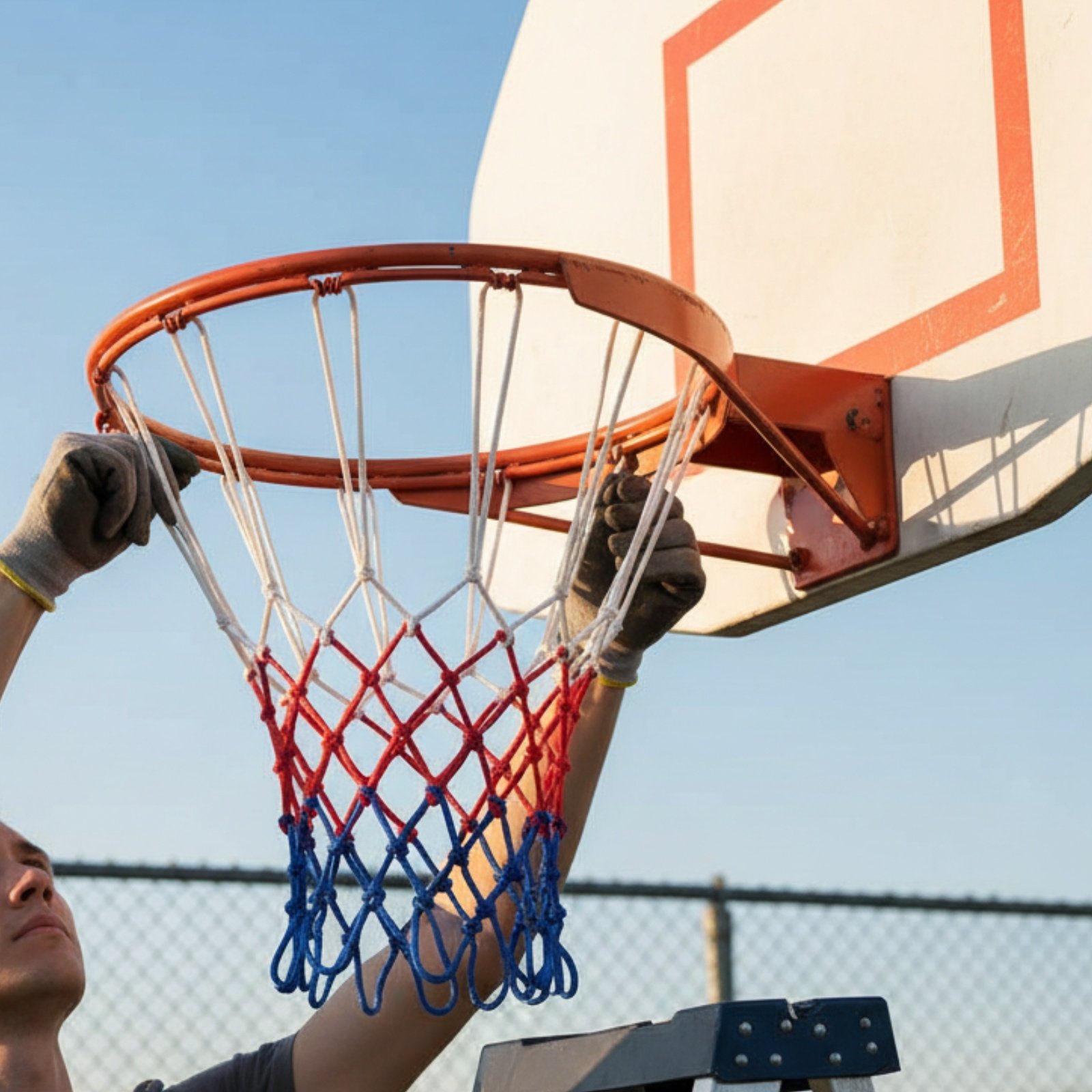 Hoop Net Weather-Resistant Hoo - Outdoor Sports Net ulasan dan harga